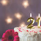 21st Birthday Candles,Gold Number 21 &12 Cake Topper for Birthday Decorations Party Decoration