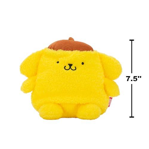 BumBumz Pompompurin Plush Toy - 7.5-inch Collectible Sanrio Doll - Soft Polyester - Ages 3+ - Model RBBZ01638