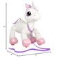Commonwealth Peppy Pets Unicorn Plush Toy, White, Model A-243501, Soft Plush Material