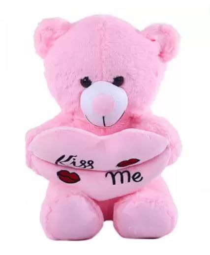 Storescent Soft Toys For Kids, Stuffed Animal Plush Soft Toys For Boys And Girls | Plushie Toy (Teddy Bear With Kiss Me Heart Cu