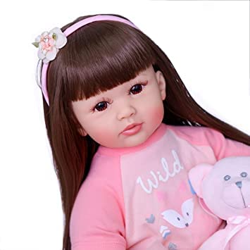 24 Inch Newborn Reborn Baby Doll Girl Clothes Accessories For 22-24 Inch Reborn Toddler Girl Dolls Clothes……