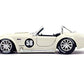 Jada Toys Bigtime Muscle 1:24 1965 Shelby Cobra 427 S/C Die-cast Car White, Toys for Kids and Adults