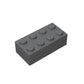TTEHGB TOY Classic Bulk Brick Block 2x4, 300 Piece Building Brick Dark Grey, Compatible with Parts and Pieces 3001, Creative Pla