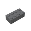 TTEHGB TOY Classic Bulk Brick Block 2x4, 300 Piece Building Brick Dark Grey, Compatible with Parts and Pieces 3001, Creative Pla