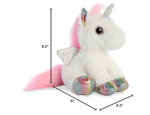 Aurora® Enchanting Sparkle Tales™ Astra Unicorn™ Stuffed Animal - Magical Adventures - Endless Play - White 12 Inches