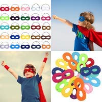 GIETIOS Superhero Masks for Kids Party Cosplay Dress Up Superhero Eye Masks for Halloween Christmas Birthday 25Pcs