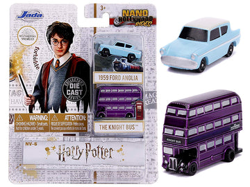 'Harry Potter'' 2 Piece Set ''Nano Hollywood Rides'' Diecast Models By Jada