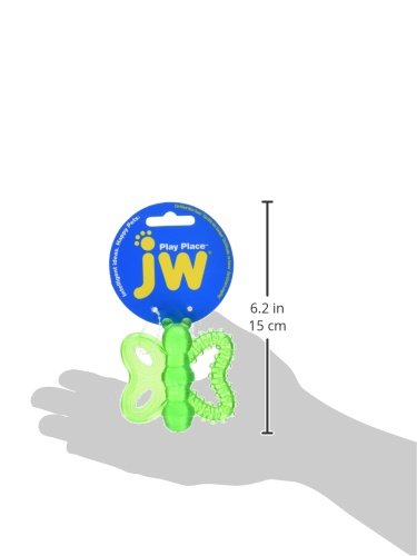 JW Play Place Rubber Butterfly Chew Toy - Small Size