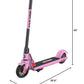 Gotrax GKS Electric Scooter for Kid Ages 6-12, Max 4 Miles Range and 7.5 Mph Speed, 6 Solid Rubber Wheels UL2272 Certification,