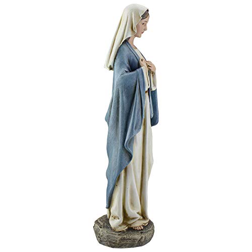 Roman Joseph'S Studio, 14' H Immaculate Heart Of Mary Figure, Renaissance Collection, Religious Home Decor, Devout Gift,