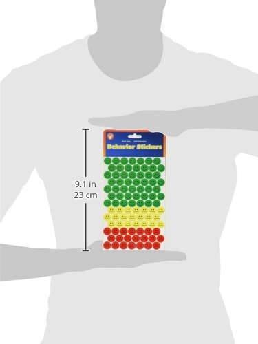 Hygloss Products-41825 Behavior Sticker Set, 1/2 Inch Each, Pack of 320 Stickers - (Red Yellow Green)