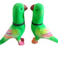 ZOKCY (Pack of 2 Pcs) Green Parrot (tota) Toy for Kids with chu chu Sound/Green Parrot Hand Punching Sound Tota for Kids/Birthda