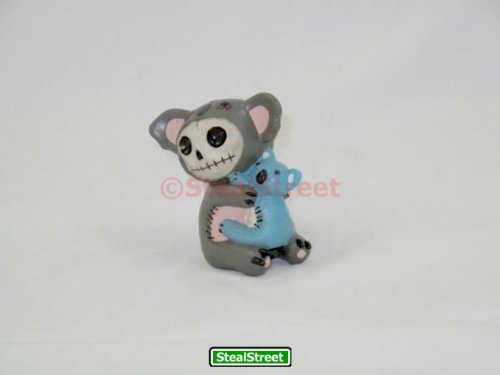 Summit Collection Furrybones Hugs Signature Skeleton In Koala Bear Costume With Little Koala Friend