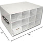 Bcw Card House Storage Box | Card Storage Box For 9600 Trading Cards | Durable White Corrugated Cardboard | Ideal For Pok  Mon,
