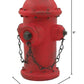 Ornerx Fire Hydrant Money Box Resin Piggy Bank 6''