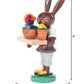 Alexander Taron 224-517 Dregeno Easter Figure-Bunny Florist-4 H W x 1.5 D, Brown