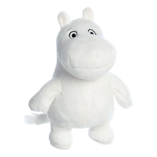 Aurora, 60989,Moomin Official Merchandise, Moomin-Standing, 6In, Soft Toy, White