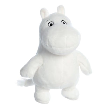 Aurora, 60989,Moomin Official Merchandise, Moomin-Standing, 6In, Soft Toy, White