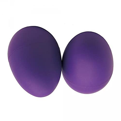 The Style Sutra 1 Pair Of Purple Abs Shaker Eggs Percussion Rhythm Musical Instruments