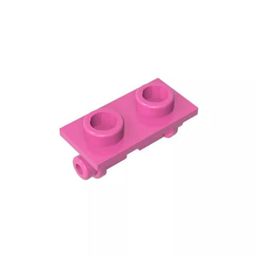 BrickBuddy Gobricks GDS-828 Hinge Brick 1 x 2 Top Plate Thin 10PCS Compatible with Lego Toy 3938 DIY Parts and MOC Components fo