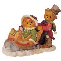 Cherished Teddies Lindsey & Lyndon Walking In A Winter Wonderland
