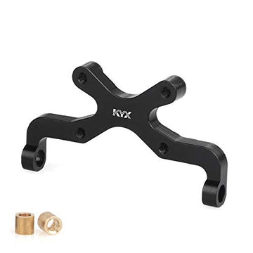 KYX Racing CNC Machined Aluminum Alloy Rear Body Mount Rear Bumper Mount Upgrades Parts Accessories for 1/24 RC Crawler Car Axia