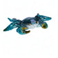 Beachcombers Gloss Blue Crab 8-Inch Length Resin, Figurine