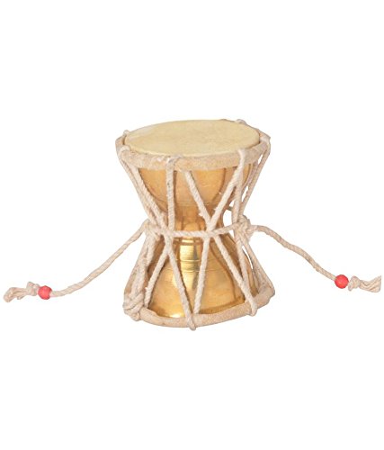 Ankita Gemstones Brass Damru, Lord Shiv Playing Damru