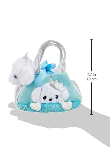Aurora® Fashionable Fancy Pals™ Peek-A-Boo Princess Puppy Stuffed Animal - On-The-Go Companions - Stylish Accessories - Multicolor 7 Inches