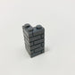 YUJHITP 200 Pcs Dark Gray 1+2 Masonry Profile Bricks, Classic Dark Gray Building Wall Bricks Blocks Bulk, Compatible with Lego P