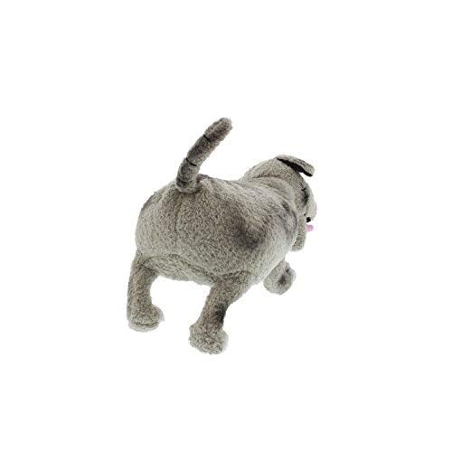 MerryMakers Walter the Farting Dog Plush Toy, 8-Inch, Grey, Model 1455, Soft Plush Material