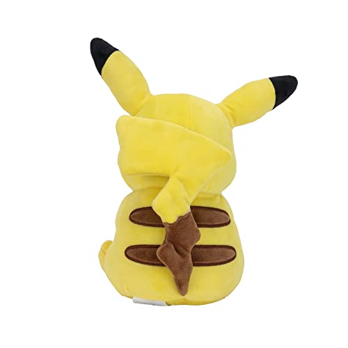 Pokemon 8-Inch Pikachu Plush Toy - Ultra-Soft, Adorable Yellow Polyester Stuffed Animal, Model 95231, Perfect for Play & Display