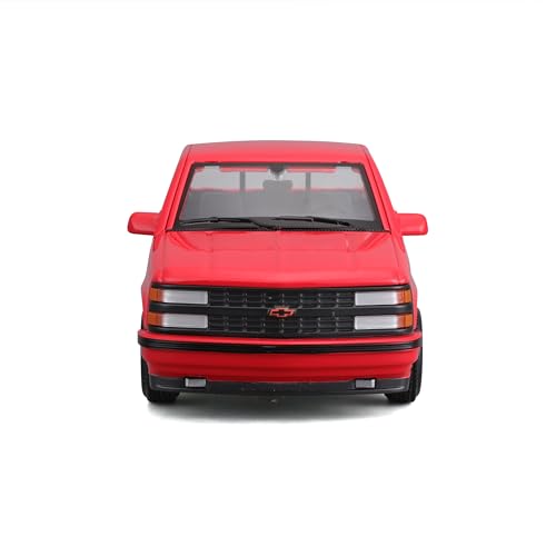 Maisto 1:24 Scale 1993 Chevrolet 454 SS Pick-up Truck Model 32901 Red Metal