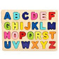 YAAH CREATION 3D Wooden Alphabet Puzzles Toys for Children, Montessori Digital Board Educational Learning Letters Puzzle (one Wo