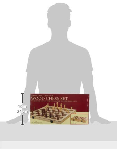 John N. Hansen Co. Classic Game Collection Wood Chess Set
