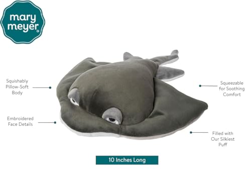 Mary Meyer Stuffed Animal Smootheez Pillow-Soft Toy, 10-Inches, Sting Ray