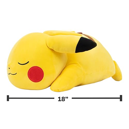 Pokemon Pikachu Sleeping Plush - 18-Inch Premium Plush In Sleeping Pose