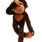 Qacksv Cute Monkey Plush, Giant Monkey Stuffed Animal