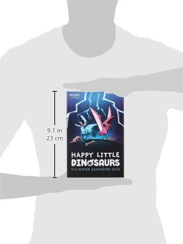 Unstable Games Happy Little Dinosaurs 5-6 Player Expansion Pack - Cute Card Game for Ages 8+ - One Size - Black - Model 5565-UU-EXP1