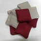 2 Inch Mini Cornhole Bags Maroon And Grey Set Of 8
