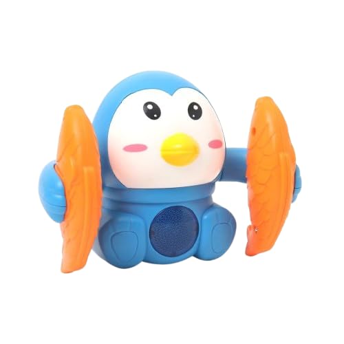 Akshay Sports Gallery Electric Tumbling Penguin Toy | Interactive Musical Penguin For Babies | Touch And Voice Sensor Enabled Ed