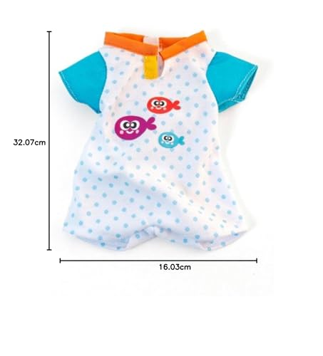 Warm Weather Blue Dots Pajamas 12 5/8