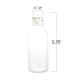 ArtCreativity Plastic Sand Art Bottles with Corks - Pack of 12-2oz Clear Containers for Sand Art, Message in a Bottle, Wedding I