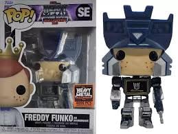 Funko Pop Freddy Funko As Soundwave 2023 Heavy Metal Halloween 4K Pc Exclusive