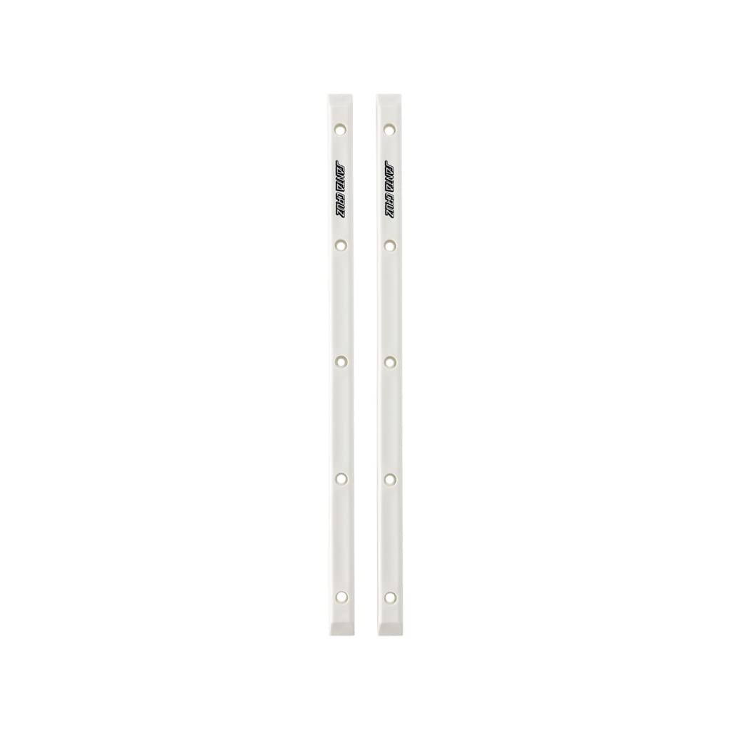 Santa Cruz Skateboard Rails for Old School Boards (White)