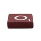 Cleverdelights 100 Wood Letter Tiles - Maroon Color - Complete Set - Game Replacement Pieces