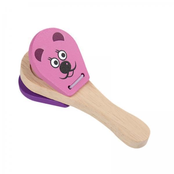 Atorse 2Xwooden Music Toy Sensory Development Percussion Instruments Toy For Children Pink
