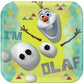 Disney Olaf Plate (L) 8ct [Contains 3 Manufacturer Retail Unit(s) Per Amazon Combined Package Sales Unit] - SKU# 551525