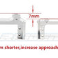 Aluminum Alloy Combat Style Servo Relocation Bumper Mount for Axial SCX10 II 90046 90047 1pc (Silver)