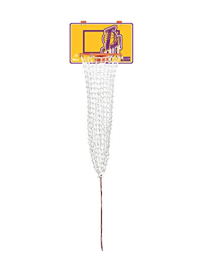 The Dunk Collection Dirty Dunk Over-The-Door Basketball Hoop Laundry Hamper, Los Angeles Lakers, NBA
